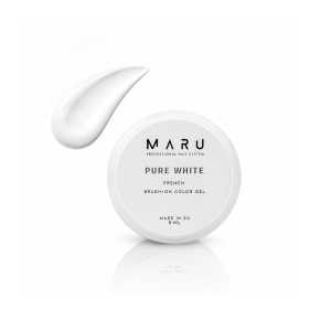PURE WHITE brush on color gel